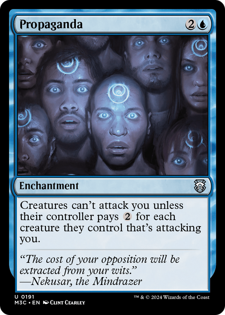 Propaganda (Ripple Foil) [Modern Horizons 3 Commander] | Chromatic Games