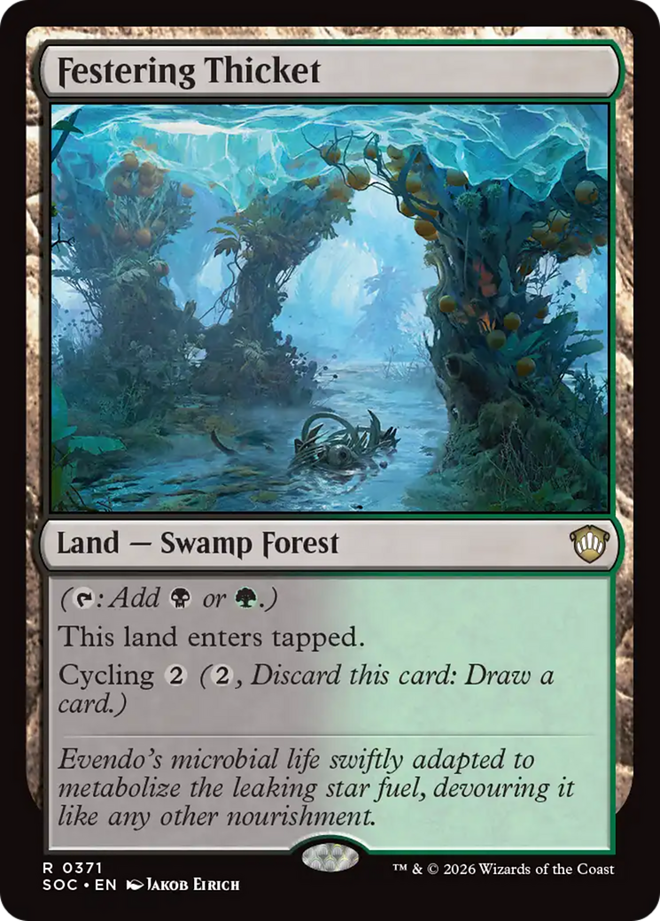 Festering Thicket [Secrets of Strixhaven Commander] | Chromatic Games