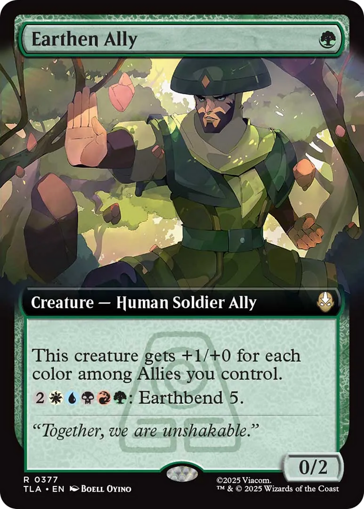 Earthen Ally (Extended Art) [Avatar: The Last Airbender] | Chromatic Games