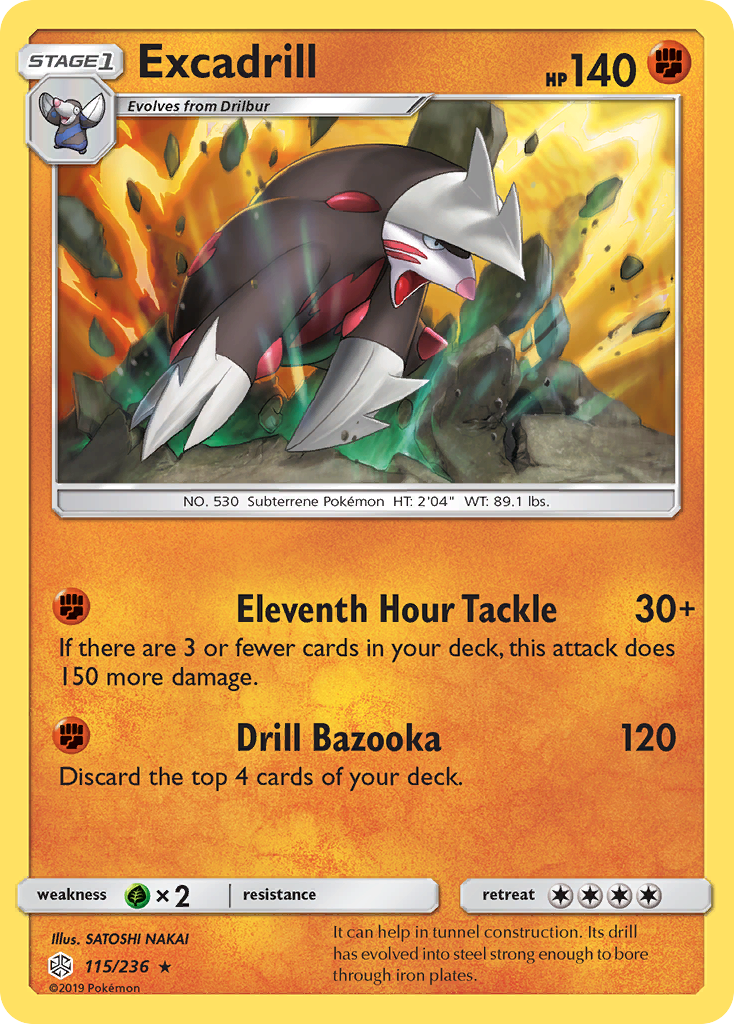 Excadrill (115/236) [Sun & Moon: Cosmic Eclipse] | Chromatic Games