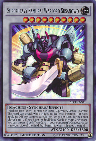 Superheavy Samurai Warlord Susanowo [SECE-ENS11] Super Rare | Chromatic Games