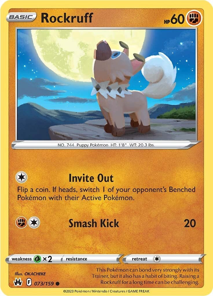 Rockruff (073/159) [Sword & Shield: Crown Zenith] | Chromatic Games