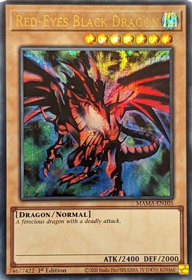 Red-Eyes Black Dragon [MAMA-EN105] Ultra Pharaoh's Rare | Chromatic Games