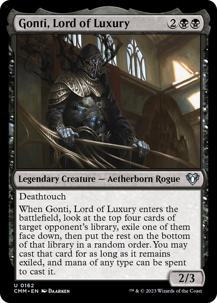 Gonti Lord of Luxury 162/451 (Commander Masters)  | Chromatic Games