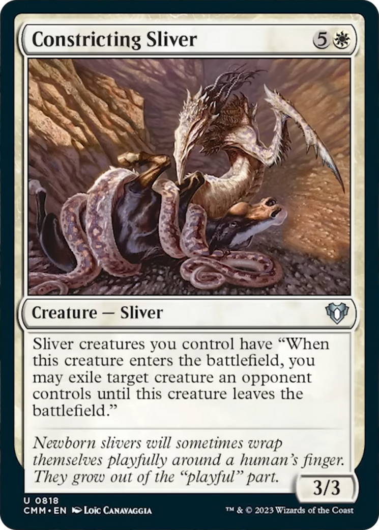 Constricting Sliver [Commander Masters] | Chromatic Games