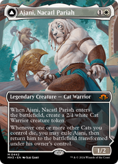 Ajani, Nacatl Pariah // Ajani, Nacatl Avenger (Borderless) [Modern Horizons 3] | Chromatic Games