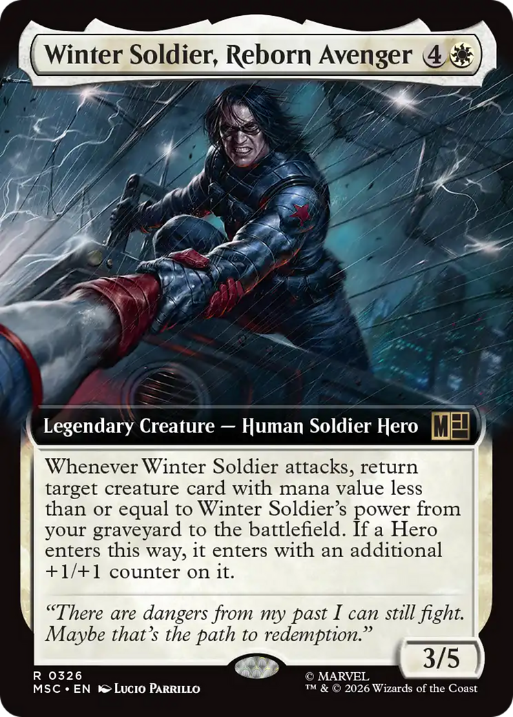 Winter Soldier, Reborn Avenger (Extended Art) [Marvel Super Heroes Commander] | Chromatic Games