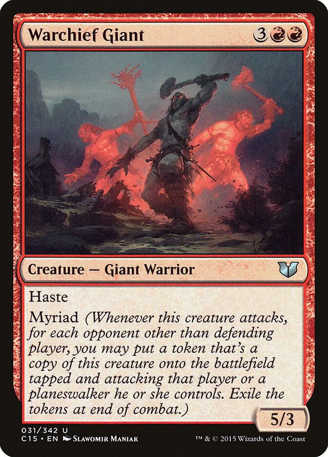 Warchief Giant 31/342 (Commander 2015)  | Chromatic Games