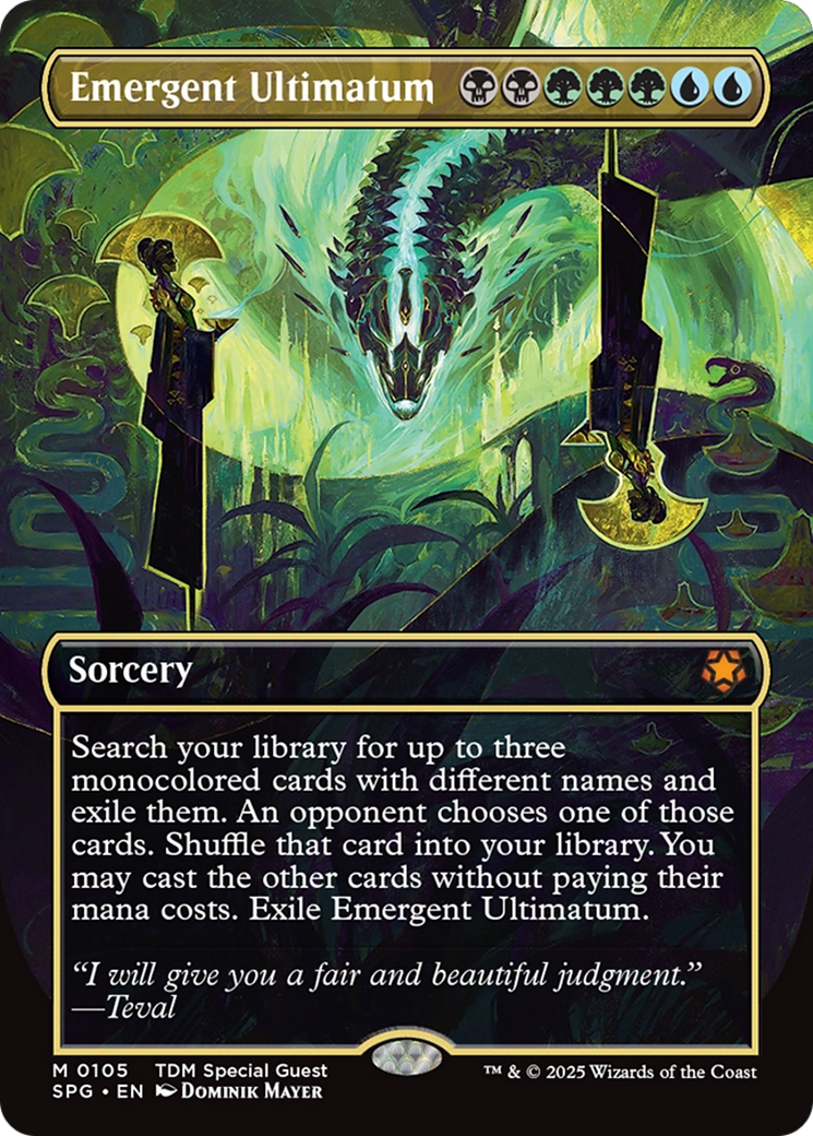 Emergent Ultimatum (Borderless) [Tarkir: Dragonstorm Special Guests] | Chromatic Games