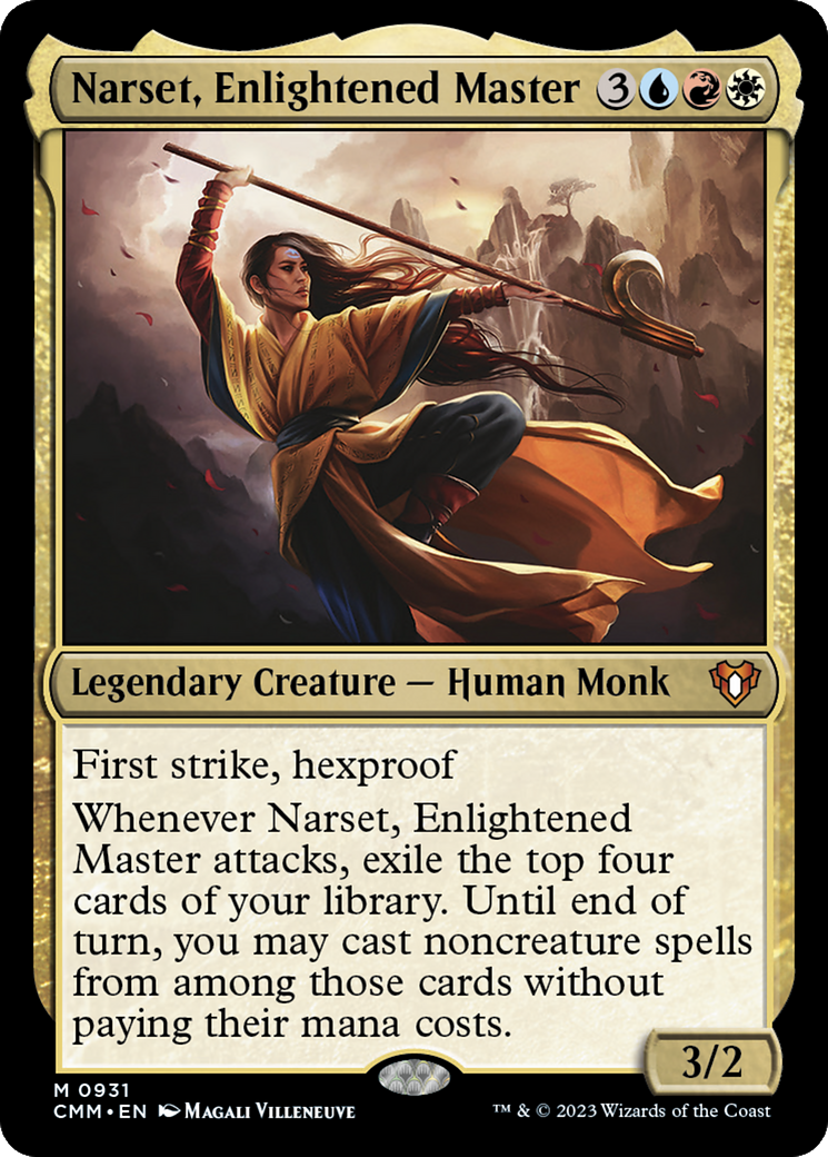 Narset, Enlightened Master [Commander Masters] | Chromatic Games