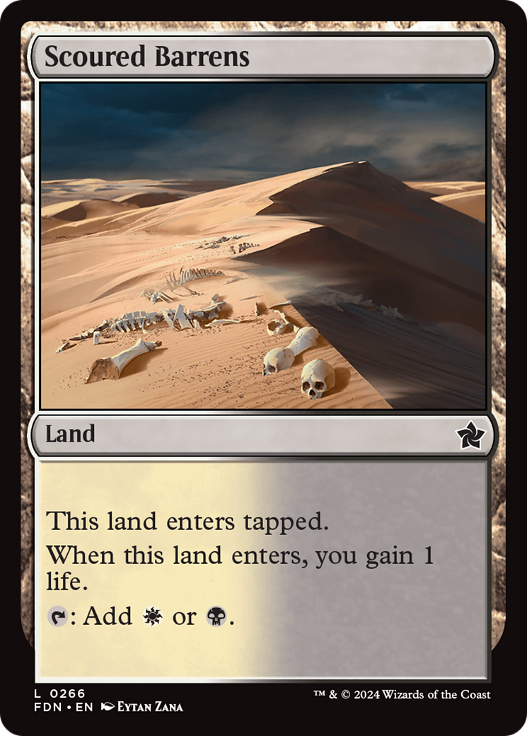 Scoured Barrens [Foundations] | Chromatic Games