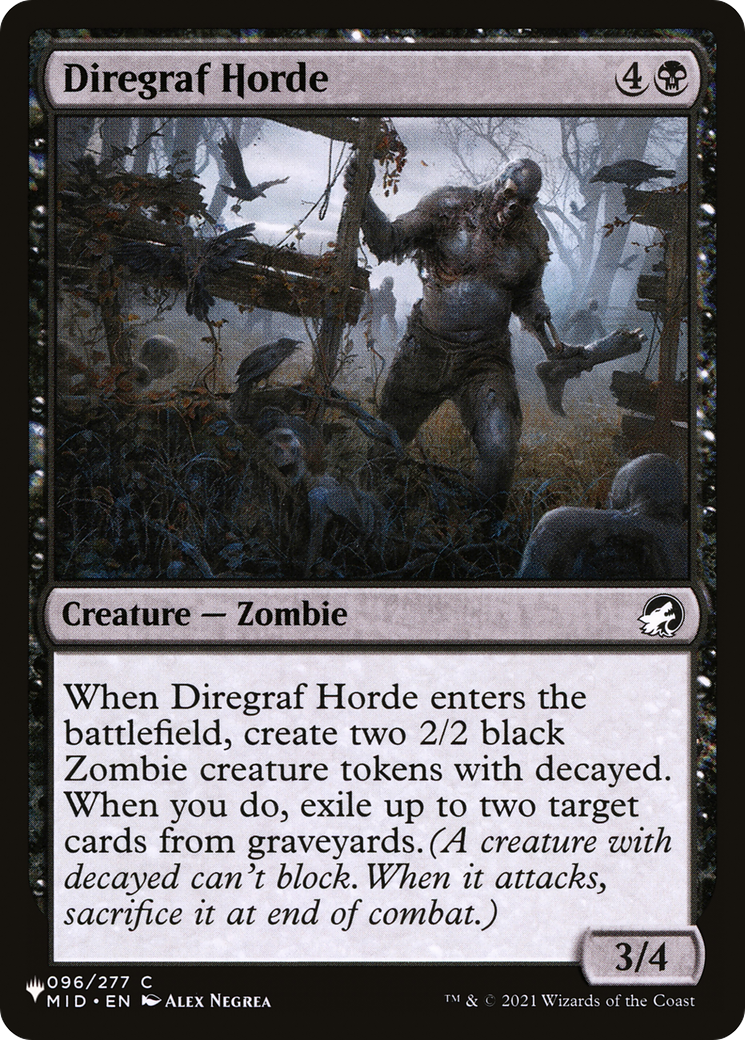 Diregraf Horde [The List Reprints] | Chromatic Games