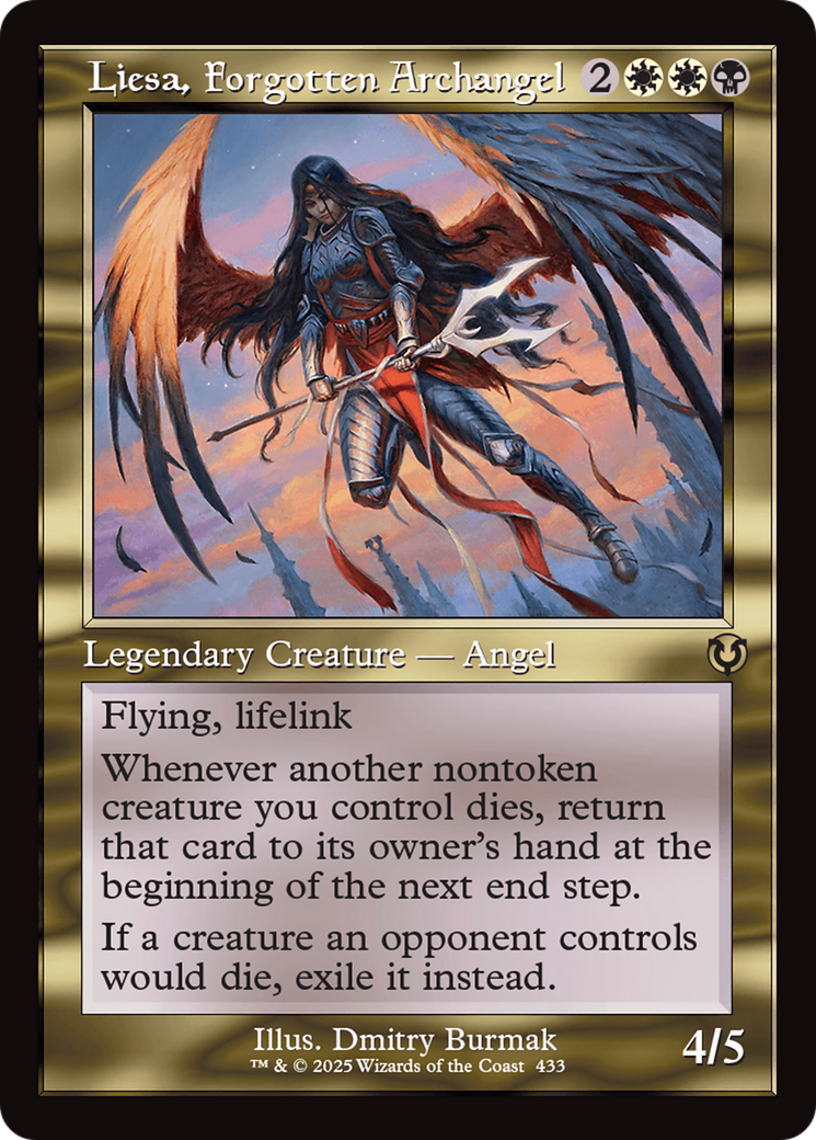 Liesa, Forgotten Archangel (Retro Frame) [Innistrad Remastered] | Chromatic Games