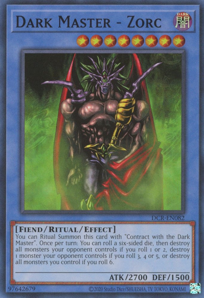 Dark Master - Zorc [DCR-EN082] Super Rare | Chromatic Games