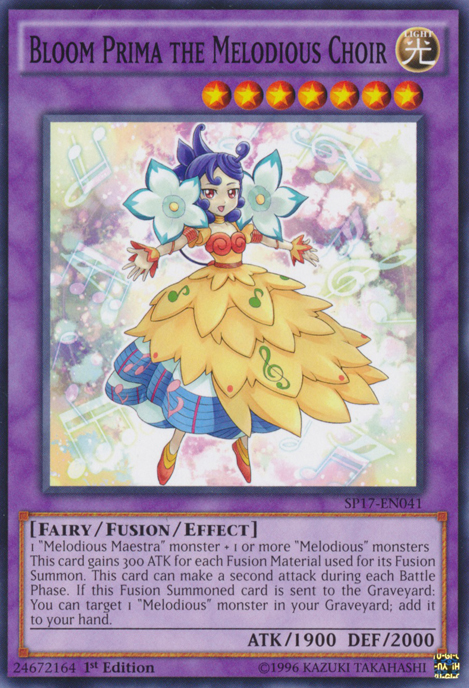 Bloom Prima the Melodious Choir [SP17-EN041] Starfoil Rare | Chromatic Games
