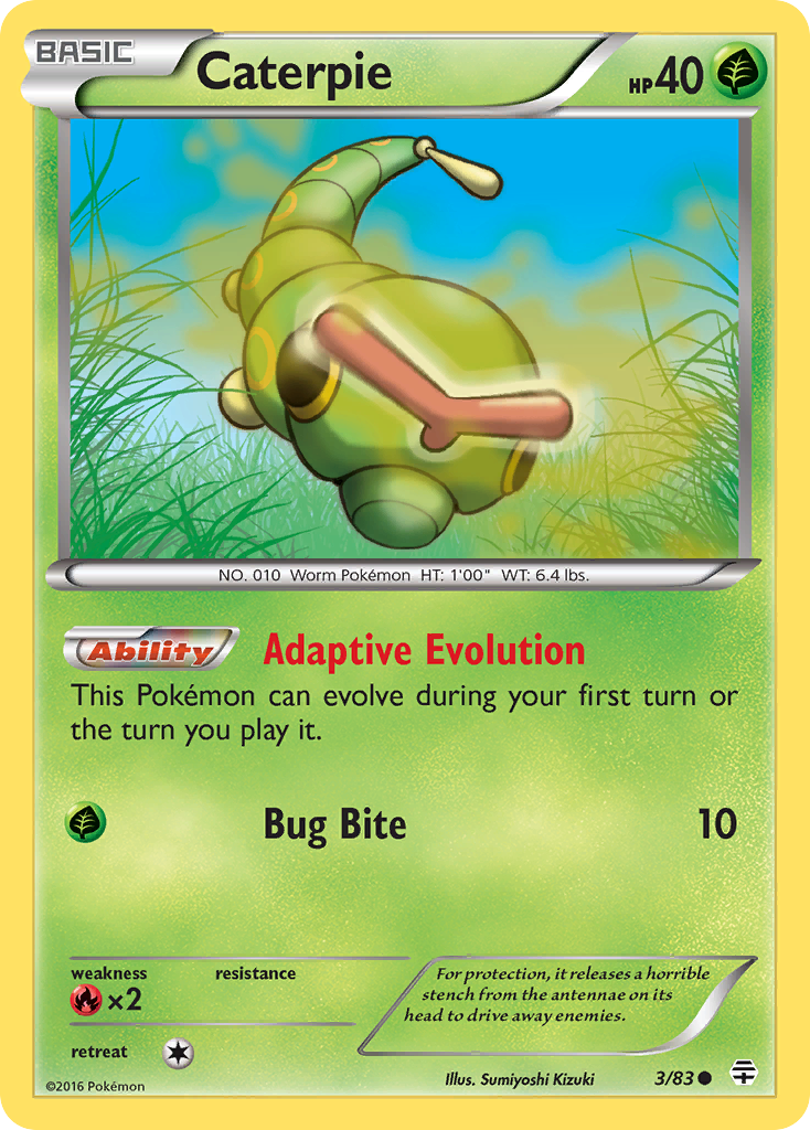 Caterpie (3/83) [XY: Generations] | Chromatic Games