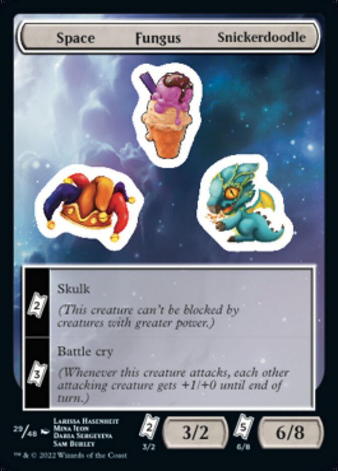 Space Fungus Snickerdoodle [Unfinity Stickers] | Chromatic Games