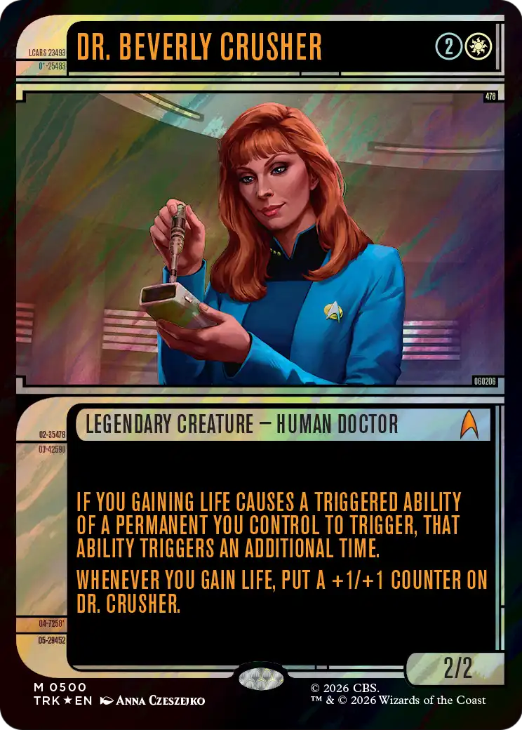 Dr. Beverly Crusher (Showcase) (Surge Foil) [Star Trek] | Chromatic Games
