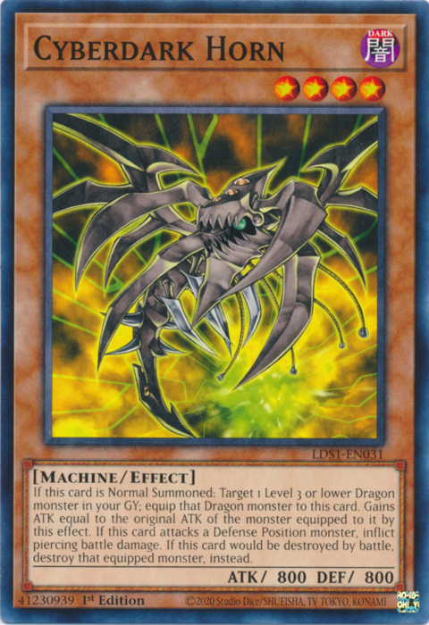 Cyberdark Horn [LDS1-EN031] Common | Chromatic Games