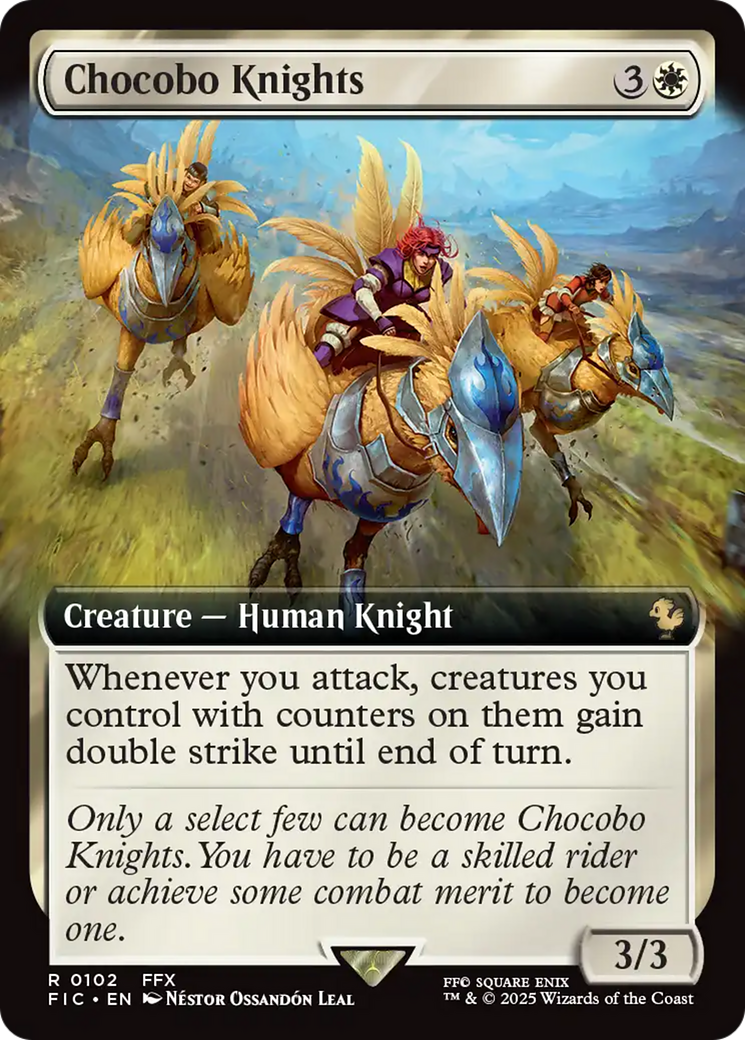 Chocobo Knights (Extended Art) [FINAL FANTASY Commander] | Chromatic Games