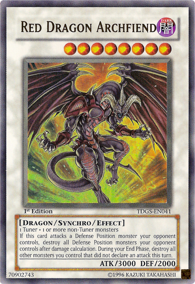 Red Dragon Archfiend [TDGS-EN041] Ultra Rare | Chromatic Games