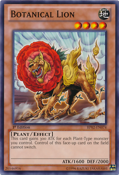 Botanical Lion [BP02-EN074] Mosaic Rare | Chromatic Games