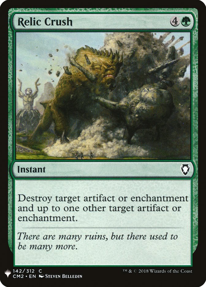 Relic Crush [Mystery Booster] | Chromatic Games