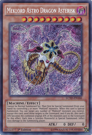Meklord Astro Dragon Asterisk [LC5D-EN166] Secret Rare | Chromatic Games