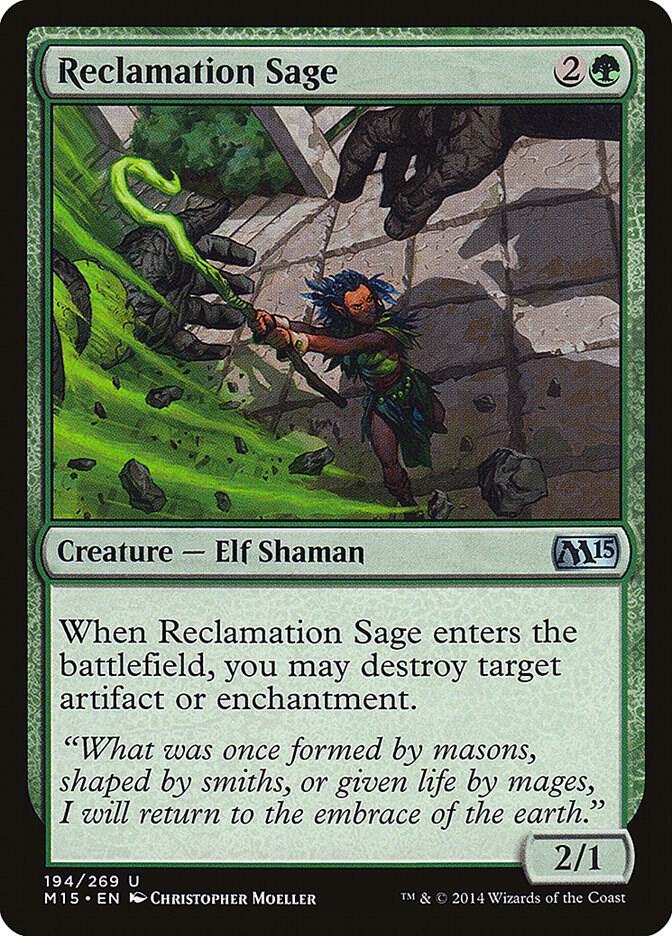 Reclamation Sage 194/269 (Magic 2015 (M15))  | Chromatic Games