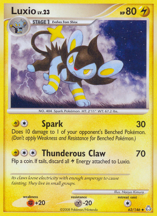 Luxio (62/146) [Diamond & Pearl: Legends Awakened] | Chromatic Games