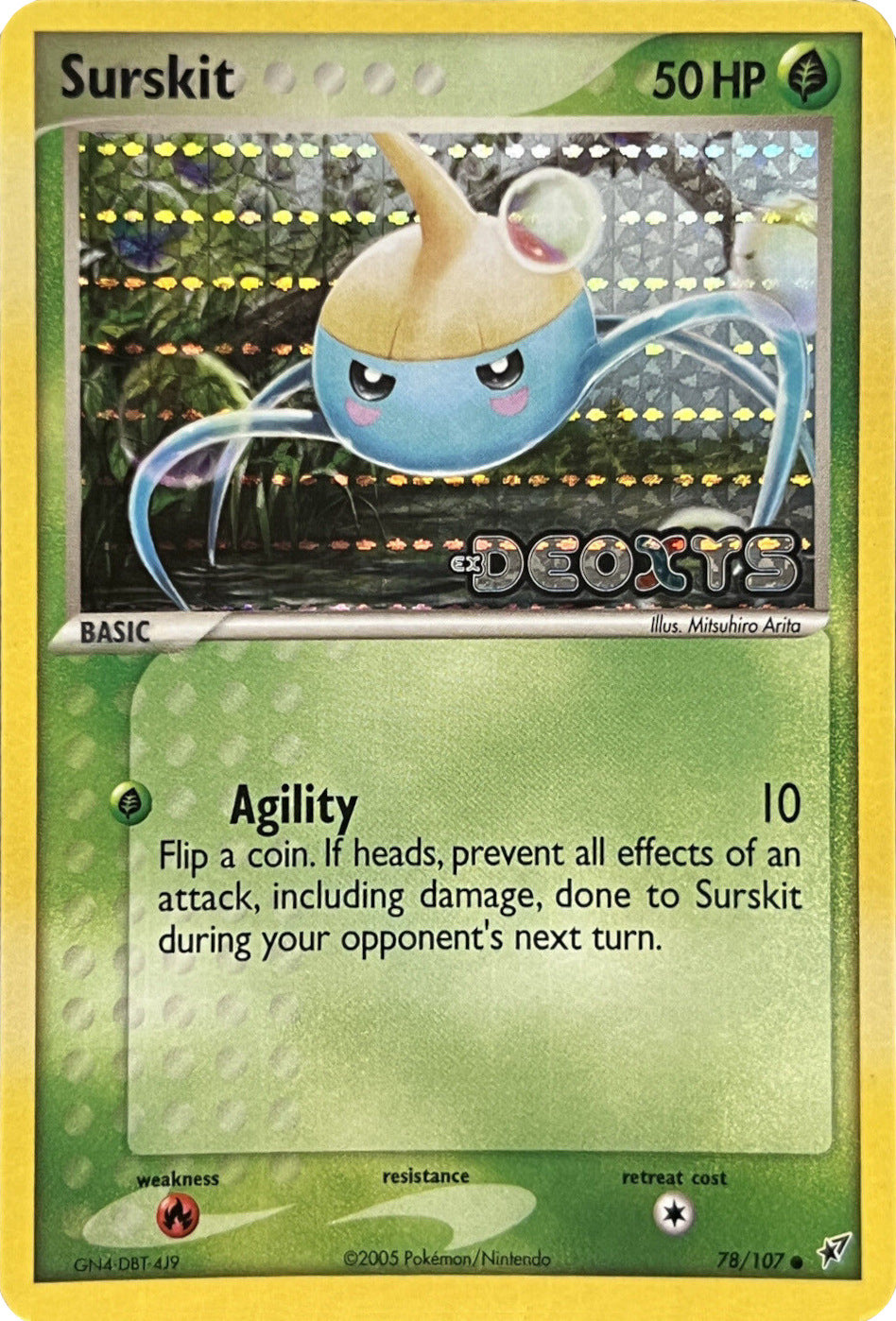 Surskit (78/107) (Stamped) [EX: Deoxys] | Chromatic Games