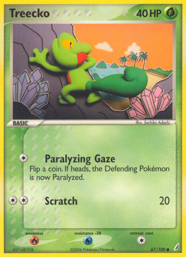 Treecko (67/100) [EX: Crystal Guardians] | Chromatic Games