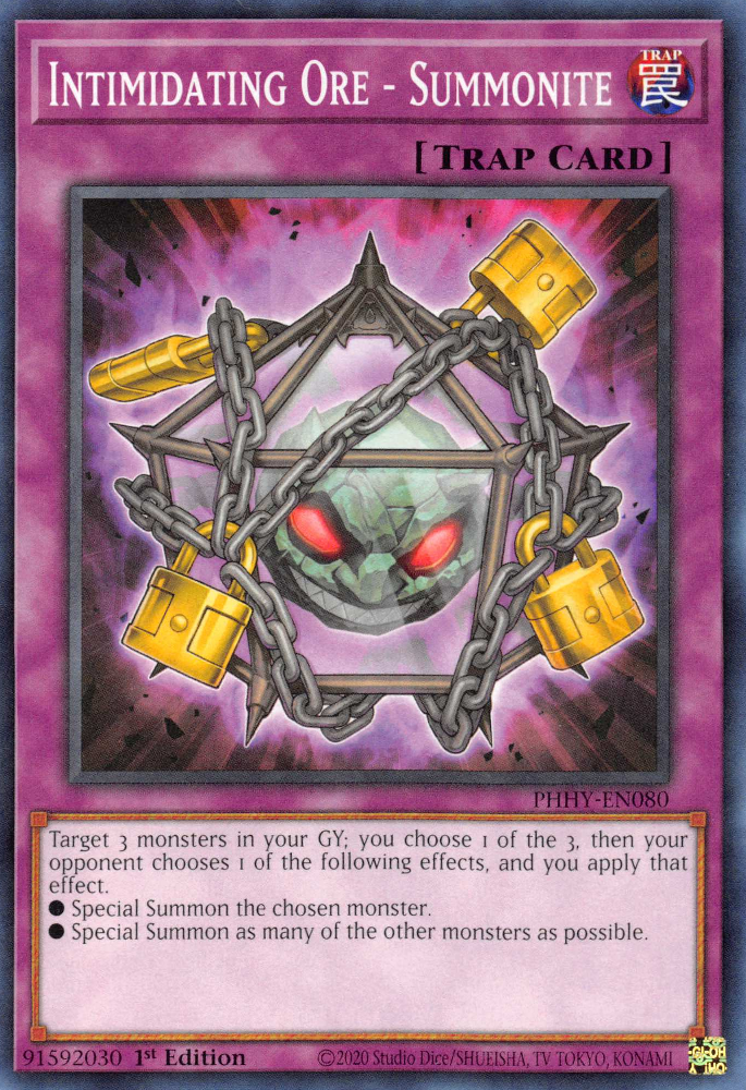 Intimidating Ore - Summonite [PHHY-EN080] Common | Chromatic Games
