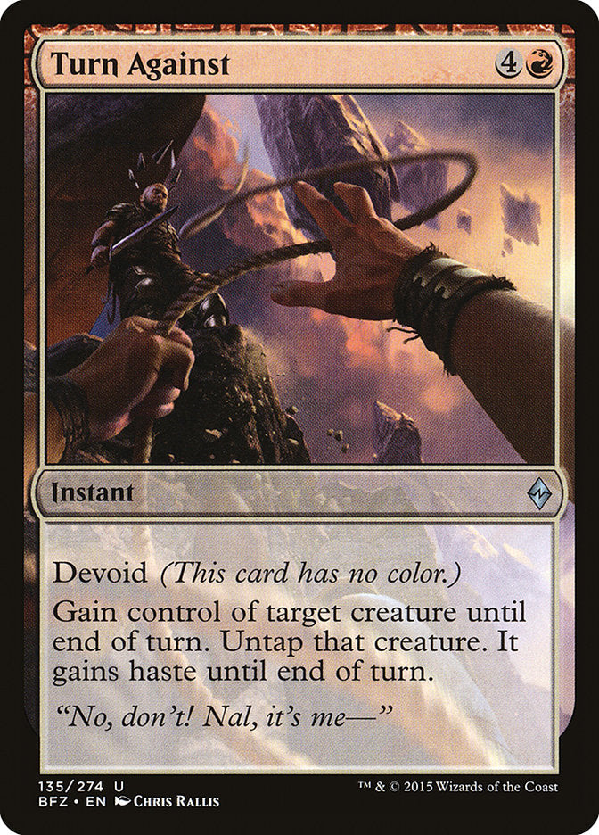 Turn Against 135/274 (Battle for Zendikar)  | Chromatic Games