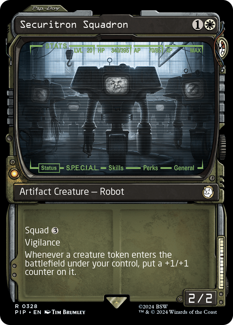 Securitron Squadron (Showcase) [Fallout] | Chromatic Games