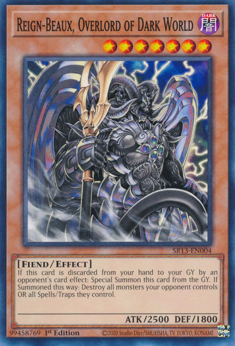 Reign-Beaux, Overlord of Dark World [SR13-EN004] Common | Chromatic Games