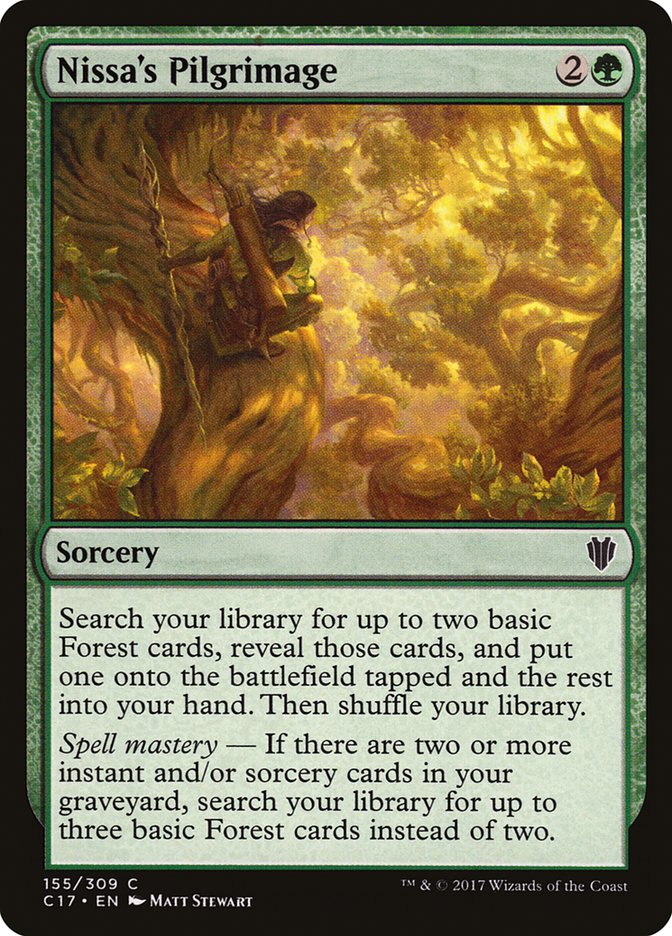 Nissa's Pilgrimage 155/309 (Commander 2017)  | Chromatic Games