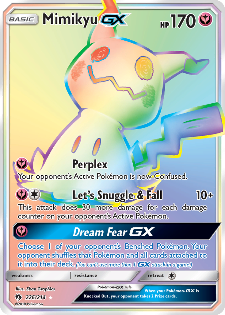 Mimikyu GX (226/214) [Sun & Moon: Lost Thunder] | Chromatic Games