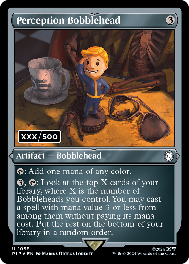 Perception Bobblehead (Serial Numbered) [Fallout] | Chromatic Games