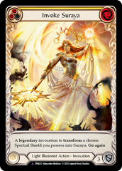 Invoke Suraya // Suraya, Archangel of Knowledge (Marvel) [DYN212] (Dynasty)  Cold Foil | Chromatic Games