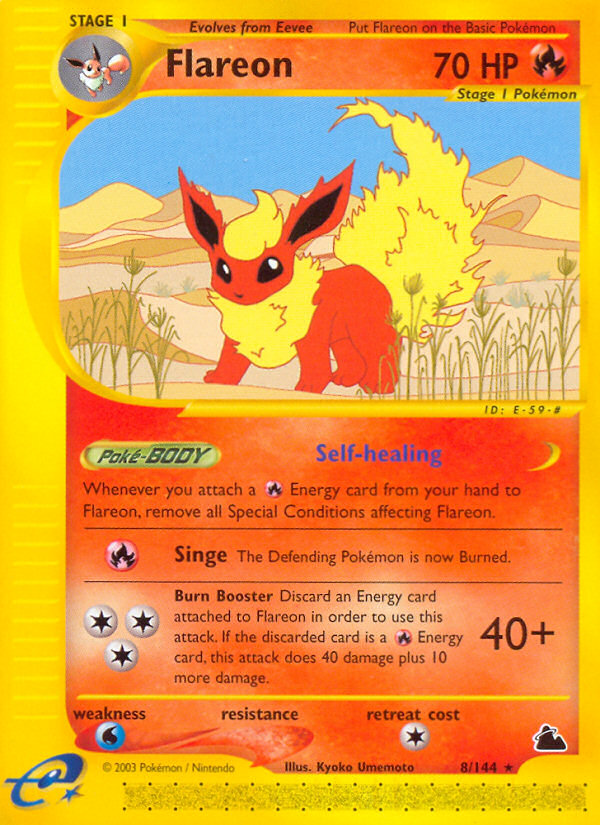 Flareon (8/144) [Skyridge] | Chromatic Games