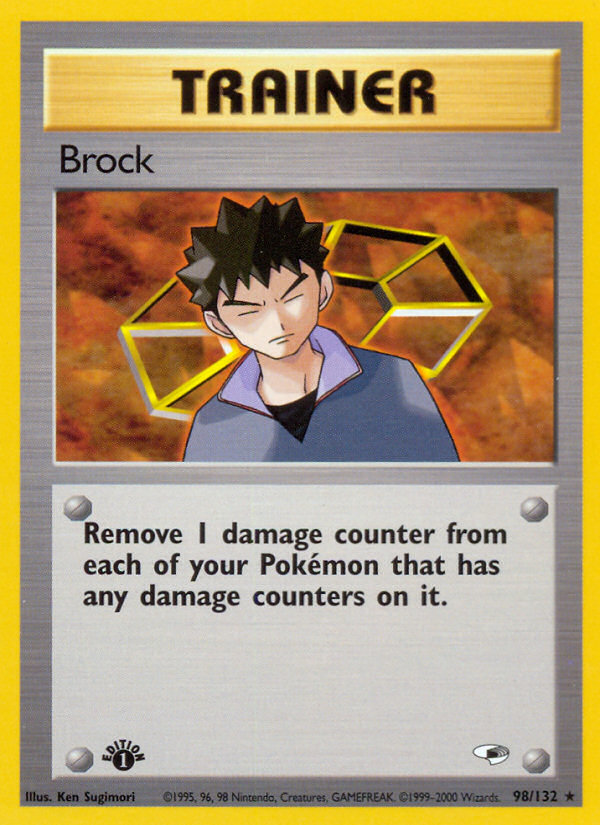 Brock (98/132) [Gym Heroes 1st Edition] | Chromatic Games