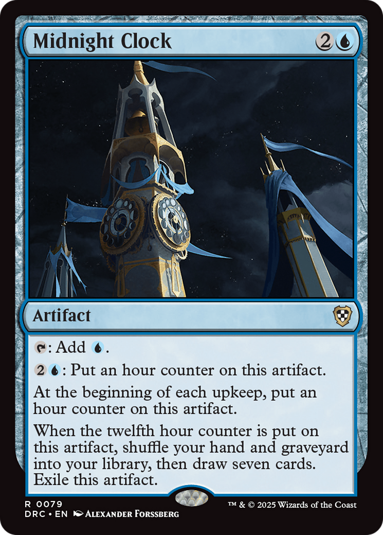 Midnight Clock [Aetherdrift Commander] | Chromatic Games