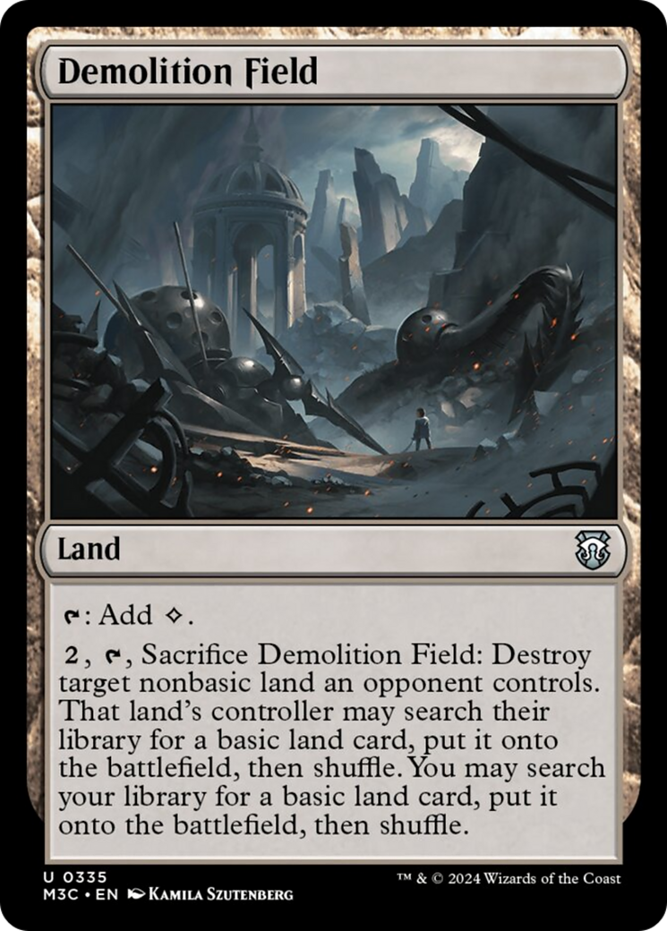 Demolition Field (Ripple Foil) [Modern Horizons 3 Commander] | Chromatic Games