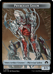 Servo // Phyrexian Golem Double-Sided Token [Modern Horizons 3 Tokens] | Chromatic Games