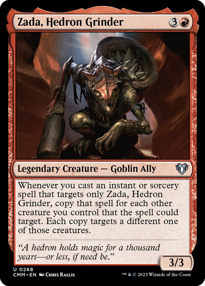 Zada, Hedron Grinder 268/451 (Commander Masters)  - Foil | Chromatic Games