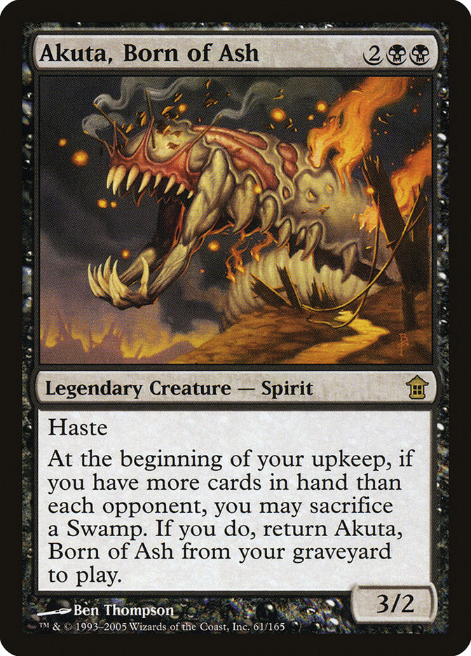 Akuta, Born of Ash 61/165 (Saviors of Kamigawa)  | Chromatic Games