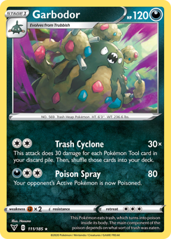 Garbodor (111/185) [Sword & Shield: Vivid Voltage] | Chromatic Games