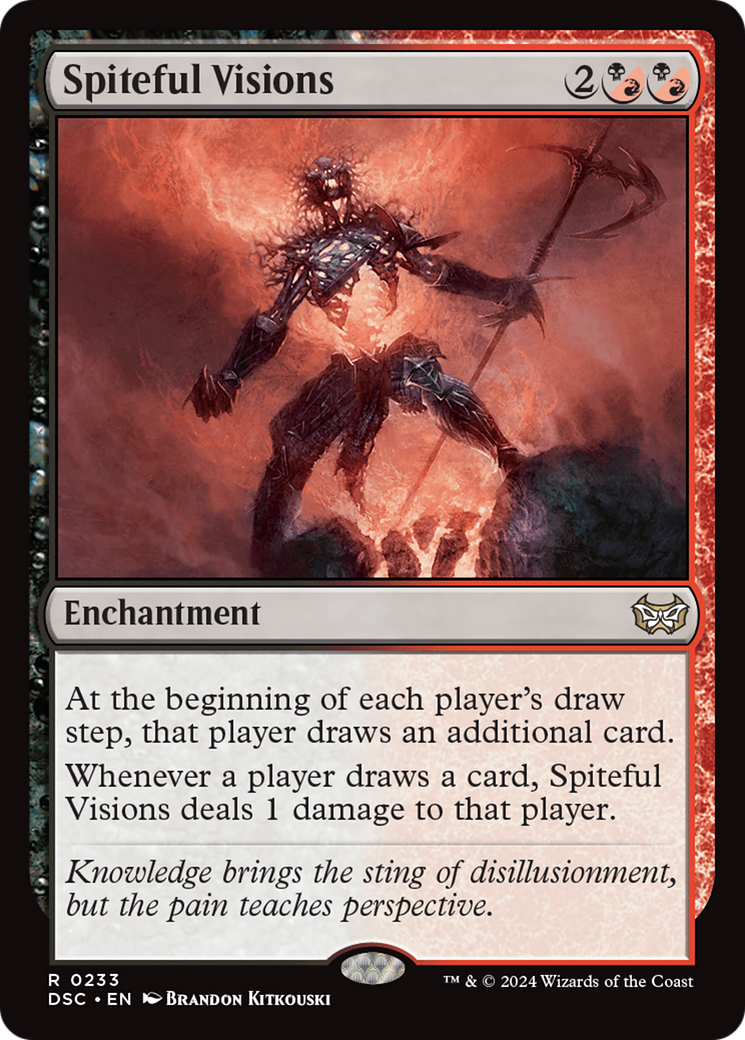 Spiteful Visions [Duskmourn: House of Horror Commander] | Chromatic Games