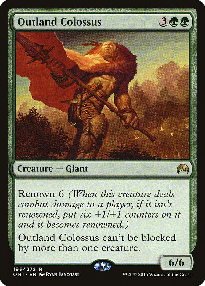 Outland Colossus 193 (Magic Origins)  | Chromatic Games